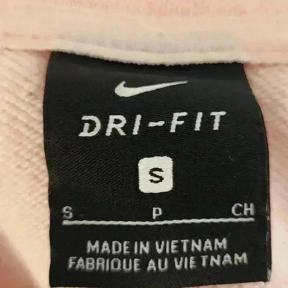 Nike Crew Neck Cropped Light Pink Womens Sweatshirt Size Small - Picture 5 of 5